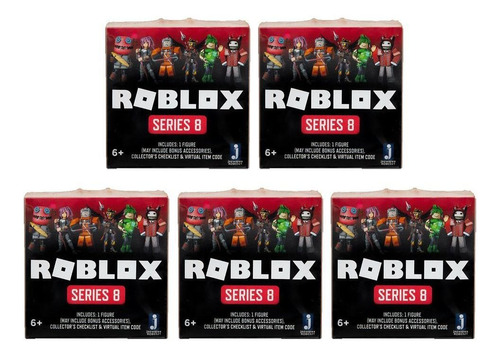 Muñeco Roblox - Mystery Box - Series 8 Incluye 1 Personaje 