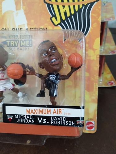 Figuras De Acción Set Mj Vs David Robinson Nba Jams 1998 (Usado)