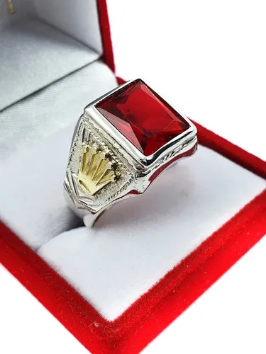 Anillo Oro Hombre Roja | MercadoLibre 📦