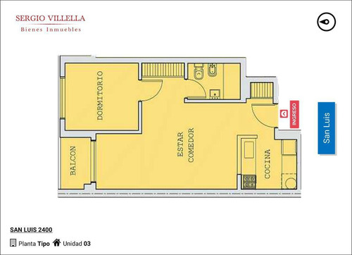 Imagen 2 de 17 de San Luis 2400. Departamento De Un Dormitorio En Venta. En Rosario.