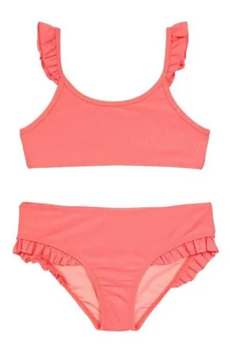 comprar Niña Bikini H2o Wear Uv+30 Vuelos Tirantes Brillo Coral