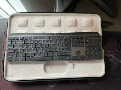 Teclado Logitech Mx Keys S Gris Oscuro Español Latinoamérica (Usado)