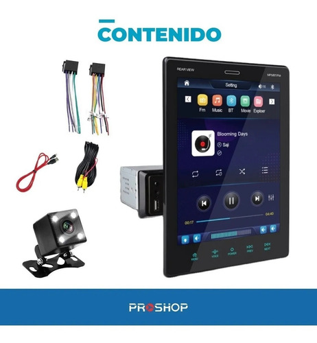Imagen 10 de 10 de Estereo Auto Pantalla Tactil Stereo Bluetooth Waze Camara