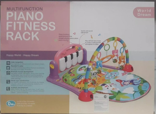 Gimnasio Manta Bebe Piano Musical Cici Babymovil