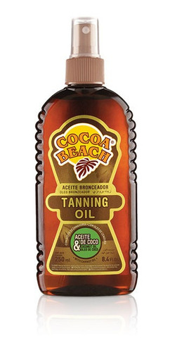 Cocoa Beach Aceite Bronceador Con Coco Y Zanahoria X 250ml 