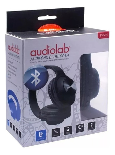 Audífonos Bluetooth Inalámbricos Audiolab bh973