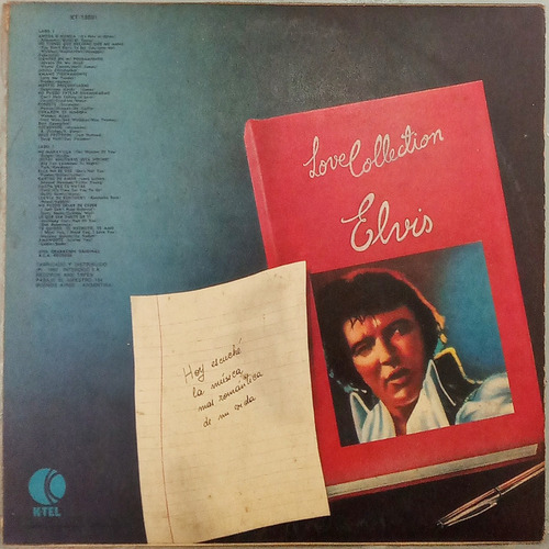 Elvis Presley - Love Collection - Vinilo Nacional 1980