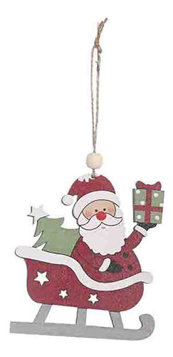 Bolígrafo De Esquí Con Colgante De Madera Y Christmas Orname