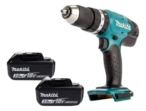 Furadeira 2 Bateria 3ah Dhp453z 18v Makita Sem Carregador