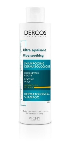 Shampoo Dercos Dermo Sensitive Seco Ultra Calmante 200 Ml