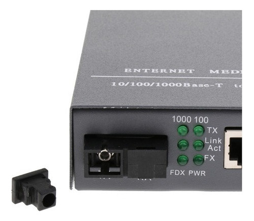 Convertidor De Medios De Red Ethernet Integrado Gigabit Rj45