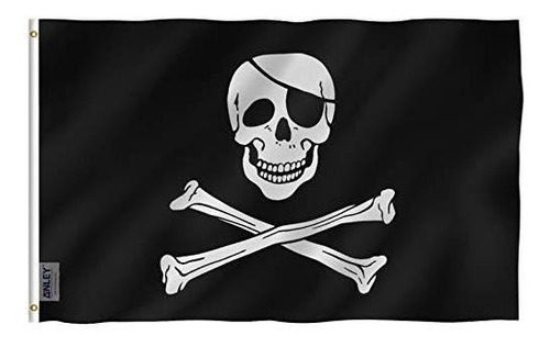 Bandera Pirata Jolly Roger - 3x5 Ft