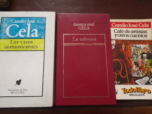 Camilo José Cela 3 Libros La Colmena Café De Artistas Y.. B2