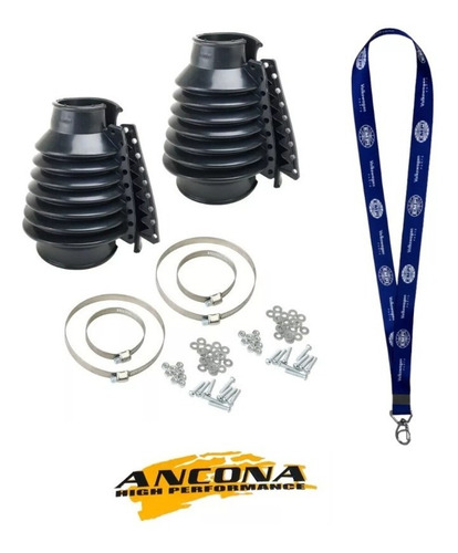 Coifa Cambio Silicone Empi Fusca Kombi Preta (par)