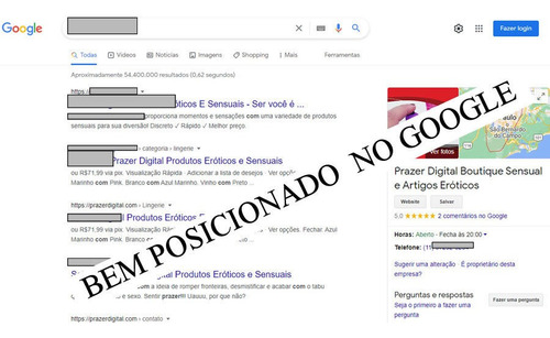 Imagem 2 de 5 de Loja Virtual Sex Shop Com Estoque Domínio (.com) E (.com.br)