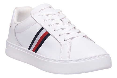 Zapatillas Para Mujer Con Ajuste De Cordones De Tommy Hilfiger