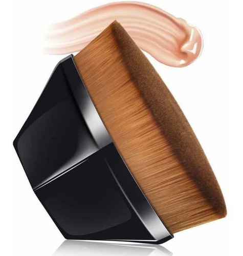 Imagen 1 de 5 de Brocha Cepillo Ovalada Para Aplicar Maquillaje / Base