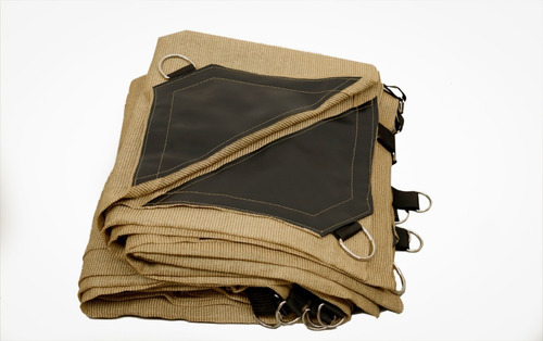 Malla Sombra Raschell Beige De 6m X 4m 90% Confeccionada