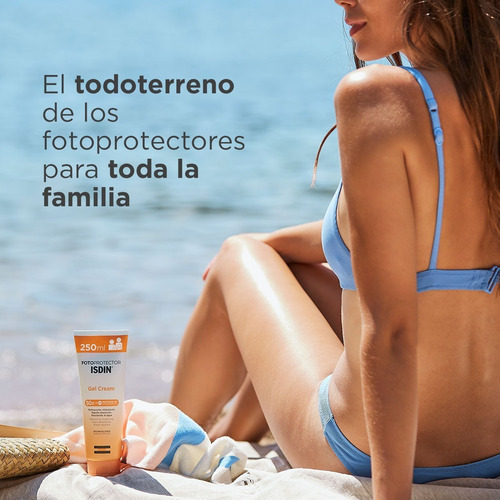 Imagen 4 de 10 de Isdin Fotoprotector Gel Cream Spf 50+, 250 Ml
