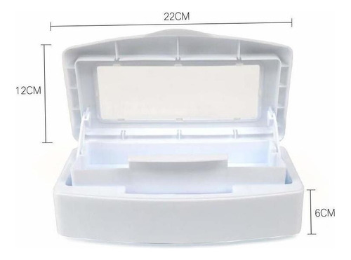 Caja De Limpieza De Herramientas De Uñas Contenedor De Limpi