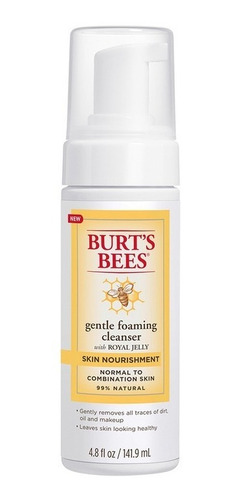 Imagen 1 de 5 de Espuma De Limpieza Burt's Bees Skin Nourishment 142 Ml