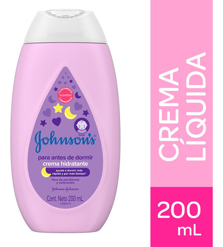 Crema Líquida Johnsons Para Antes De Dormir 200ml