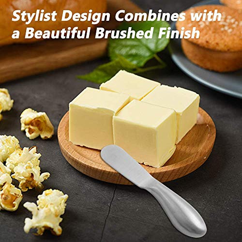 Set De 6 Esparcidores De Queso, Acero Inoxidable, Multiusos,