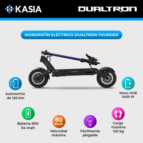 Monopatin Electrico Minimotors Dualtron Thunder 5400w 35ah