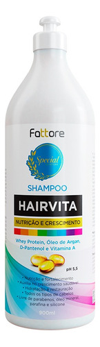 Shampoo Hairvita Fattore Nutrição E Crescimento 900ml