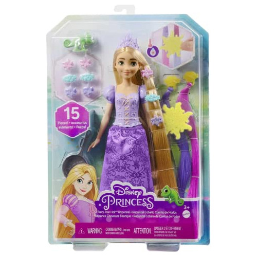 Disney Princess Toys, Muñeca Rapunzel Con Cabello Que Cambia