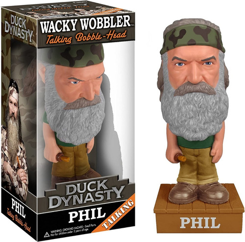 Funko Duck Dynasty Phil Robertson Figura Parlante Cabezona