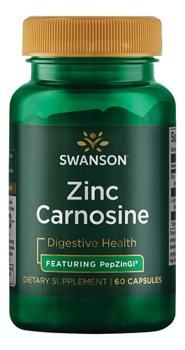 Suplementos Zinc Carnosina Pepzin - Unidad a $2448