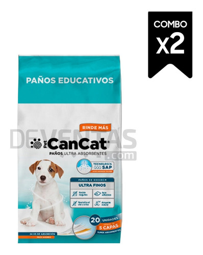Imagen 1 de 4 de Paños Premium (60 X 40 Cms) Pack X 40un | Cancat