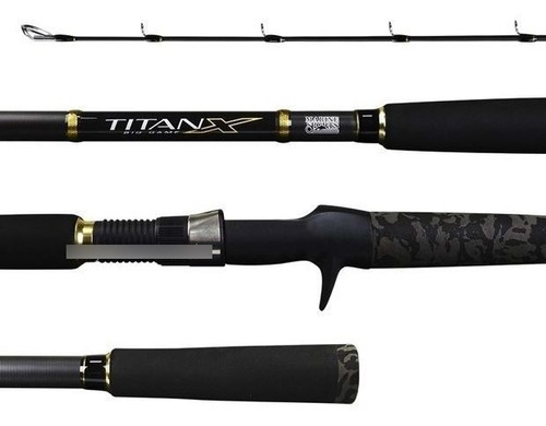 Vara P/ Carretilha Marine Sports Titan X (1,83m) 8-17lbs 1p