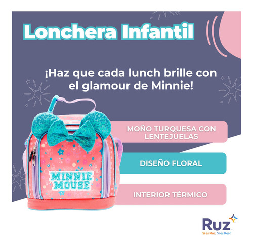 Lonchera Infantil Disney Minnie Mouse 4 L