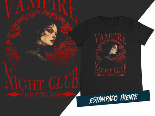 Camiseta Paris After Dark Vampire Club