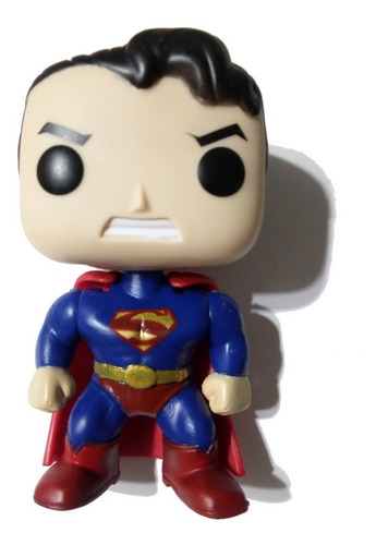 Muñeco Superman Símil Funko Pop! #114 Articulado 9 Cm