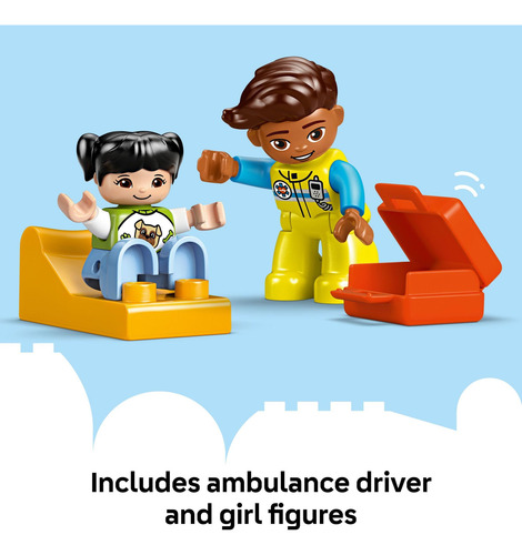 Set De Juego De Construcción Lego Duplo Town Ambulance & Dri