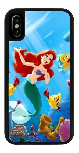 Funda Uso Rudo Tpu Para iPhone Sirenita Princesas Disne 01