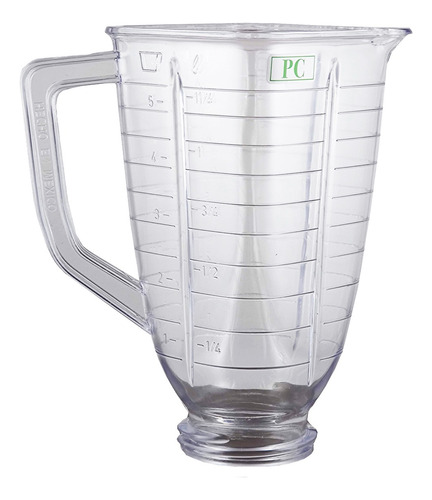 H + R Vaso Para Licuadora Compatible Oster Policarbonato