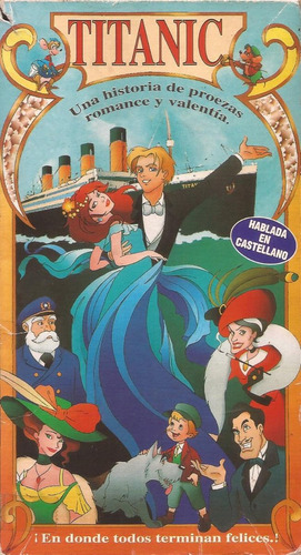 Titanic Vhs Dibujos Animados En Castellano