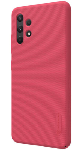 Imagen 6 de 6 de Case Thin Fit Delgado Mate Galaxy A32 De Policarbonato Rojo