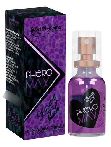 Deo Colônia Perfume Phero Max Luxury Black La Pimienta