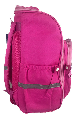 Mochila Infantil Escolar Princesa Rosa Cor Lilás /sereia 2 Desenho Do Tecido Liso