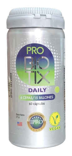 Probiotico Probiotix Daily 60 Capsulas Suplemento