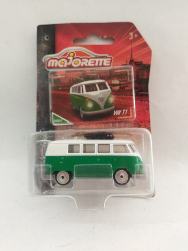 Majorette Vw T1 Combi Verde Surf 