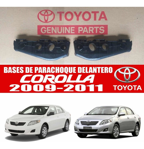 Base De Parachoque Delantero Corolla 2011 2012 2013 2014