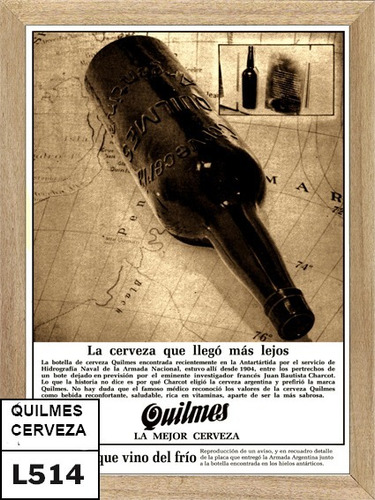 Quilmes Cerveza Cuadros Posters Carteles Publicidades  L514