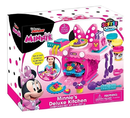 Minnie Deluxe Kitchen Softee Dough Crazart Sku 5598