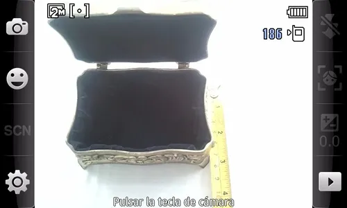 Caja Cofre Joyero En Metal (Usado)
